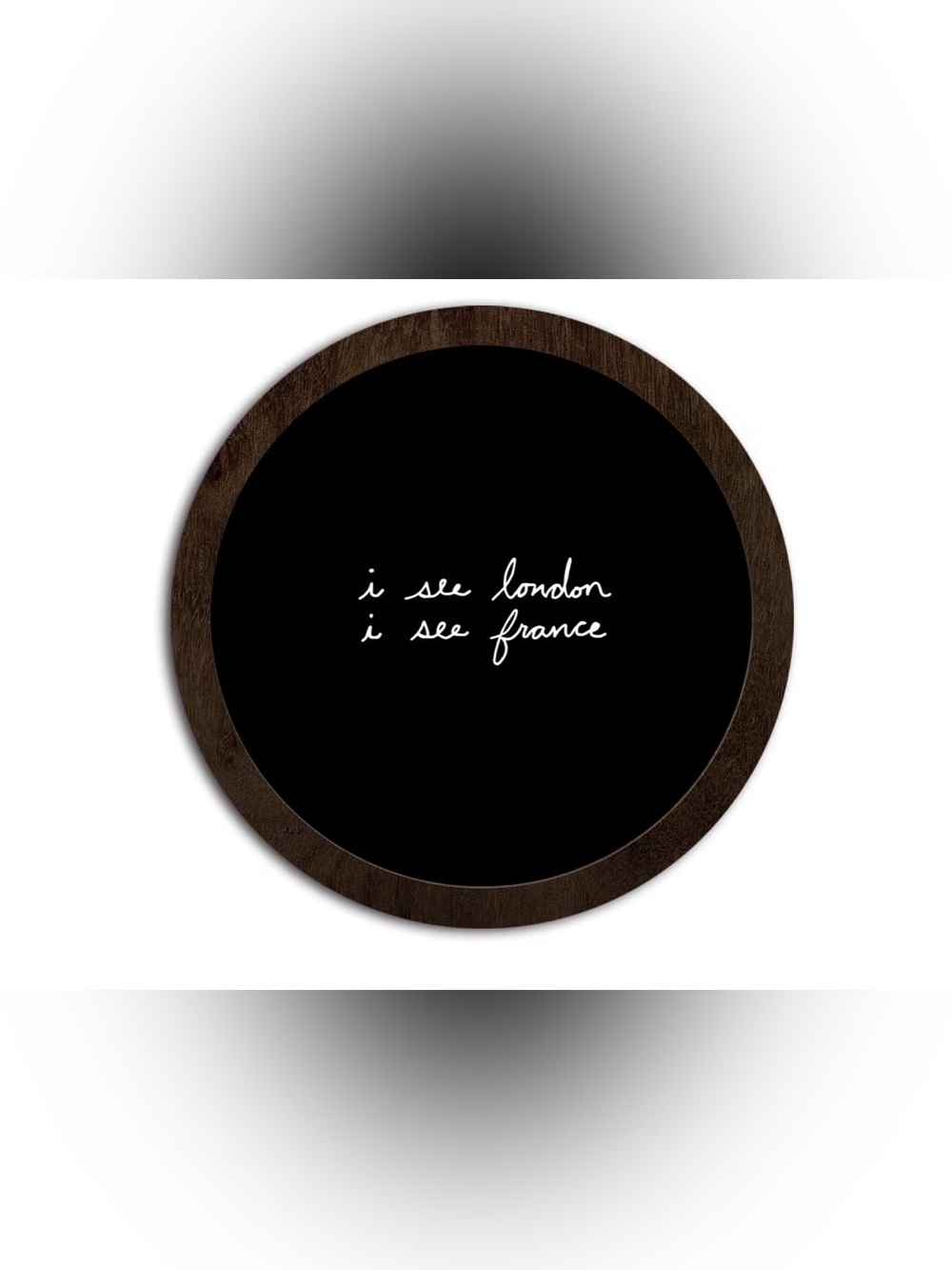 Wall Decor with 'i see london i see france' Bathroom, Closet decor , Minimalist